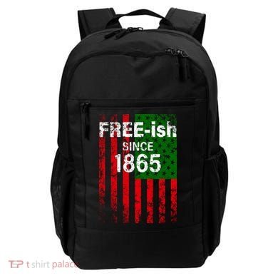 Free-ish Since 1865 Juneteenth Day Flag Black Pride Backpack