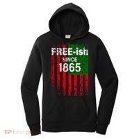 Free-ish Since 1865 Juneteenth Day Flag Black Pride Women's Hoodie thumb 0