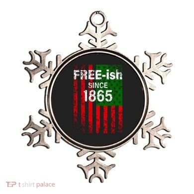 Free-ish Since 1865 Juneteenth Day Flag Black Pride Ornament