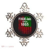 Free-ish Since 1865 Juneteenth Day Flag Black Pride Ornament thumb 0