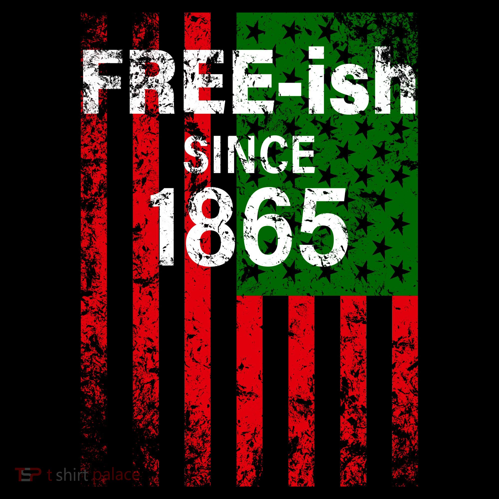 Free-ish Since 1865 Juneteenth Day Flag Black Pride Ornament