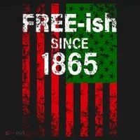 Free-ish Since 1865 Juneteenth Day Flag Black Pride Women's T-Shirt thumb 6