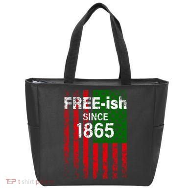 Free-ish Since 1865 Juneteenth Day Flag Black Pride Tote Bag