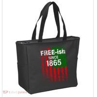 Free-ish Since 1865 Juneteenth Day Flag Black Pride Tote Bag thumb 2