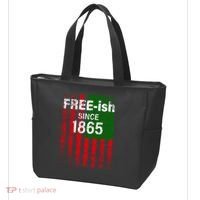 Free-ish Since 1865 Juneteenth Day Flag Black Pride Tote Bag thumb 3