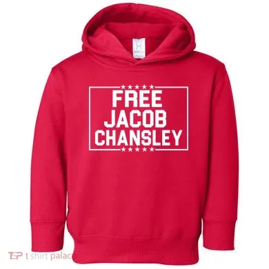 Free Jacob Chansley Toddler Hoodie