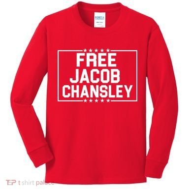 Free Jacob Chansley Kids Long Sleeve Shirt