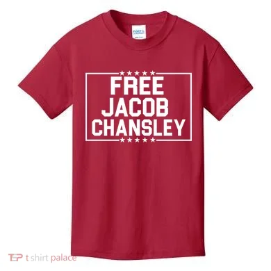 Free Jacob Chansley Kids T-Shirt