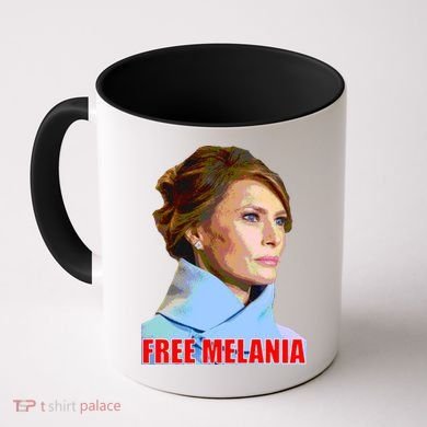 Free Melania Red Photo Coffee Mug
