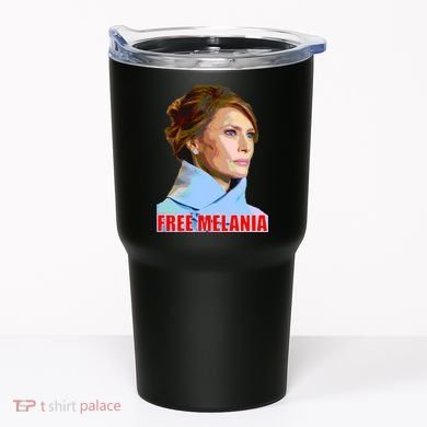 Free Melania Red Photo Tumbler