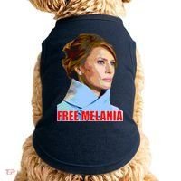 Free Melania Red Photo Doggie Tank thumb 0