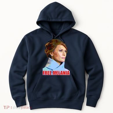 Free Melania Red Photo Hoodie
