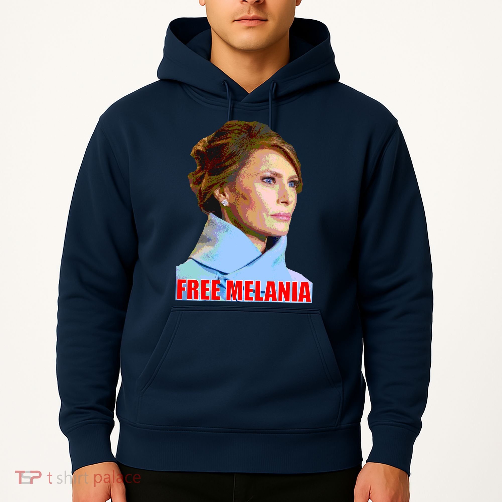 Free Melania Red Photo Hoodie