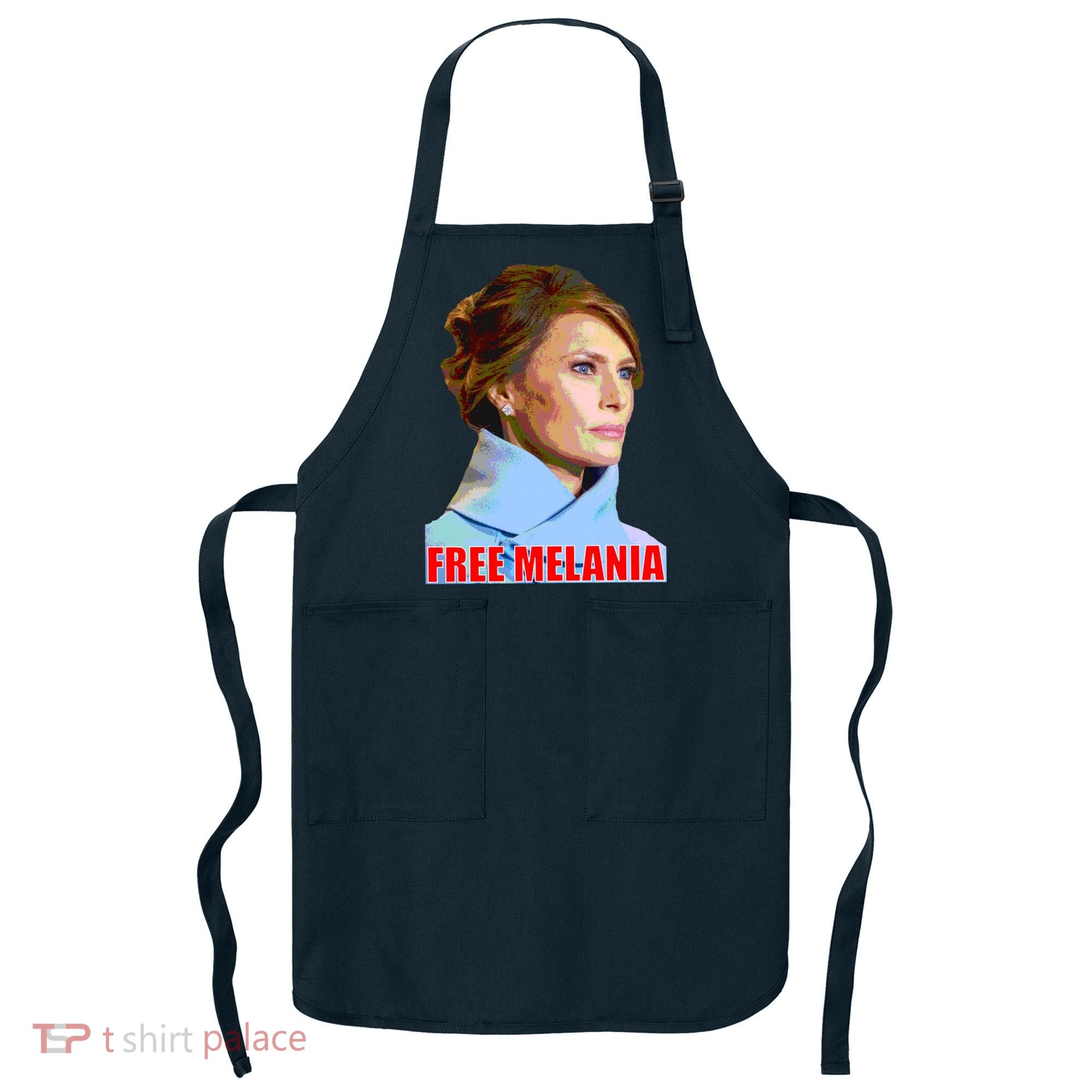 Free Melania Red Photo Apron