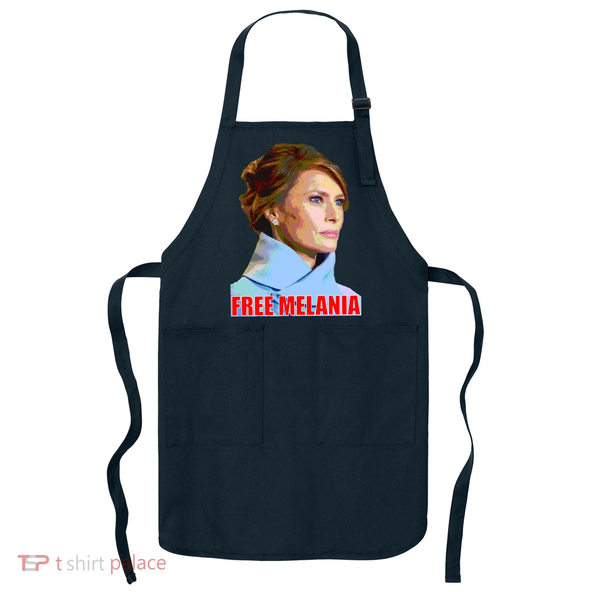 Free Melania Red Photo Apron