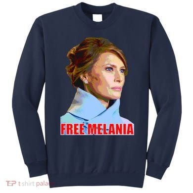 Free Melania Red Photo Sweatshirt
