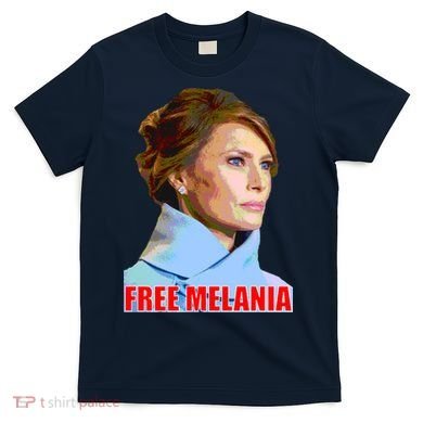 Free Melania Red Photo T-Shirt