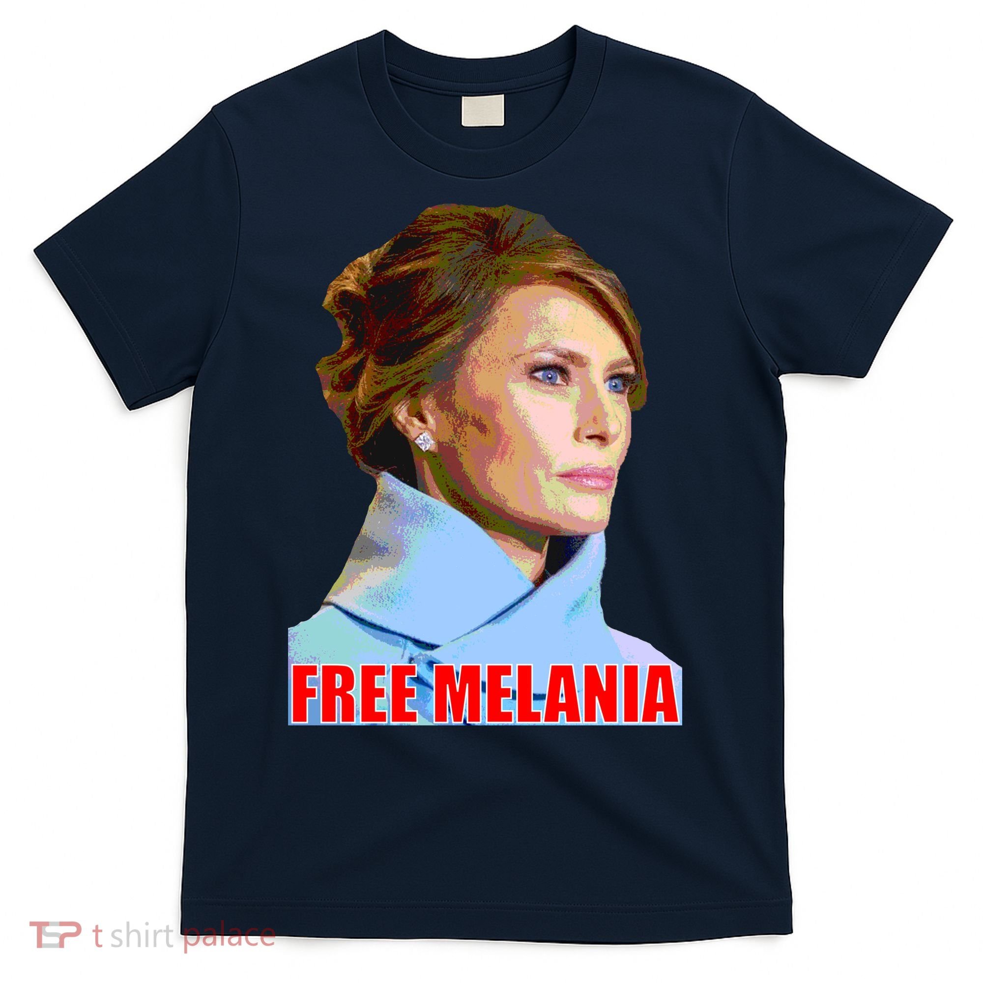 Free Melania Red Photo T-Shirt