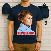 Free Melania Red Photo T-Shirt thumb 6