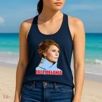 Free Melania Red Photo Women's Tank Top thumb 2