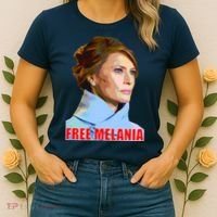 Free Melania Red Photo Women's T-Shirt thumb 2
