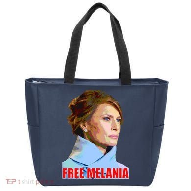 Free Melania Red Photo Tote Bag