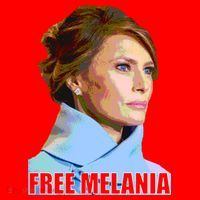 Free Melania Red Photo Santa Hat thumb 1