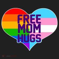 Free Mom Hugs LGBT Support Women's Sweatshirt thumb 2