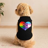 Free Mom Hugs LGBT Support Doggie Tank thumb 2