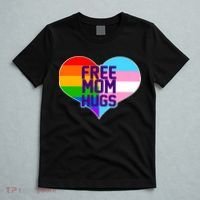 Free Mom Hugs LGBT Support T-Shirt thumb 5