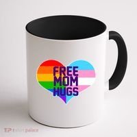 Free Mom Hugs LGBT Support Coffee Mug thumb 1