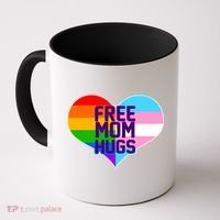 Free Mom Hugs LGBT Support Coffee Mug thumb 0