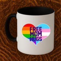 Free Mom Hugs LGBT Support Coffee Mug thumb 2