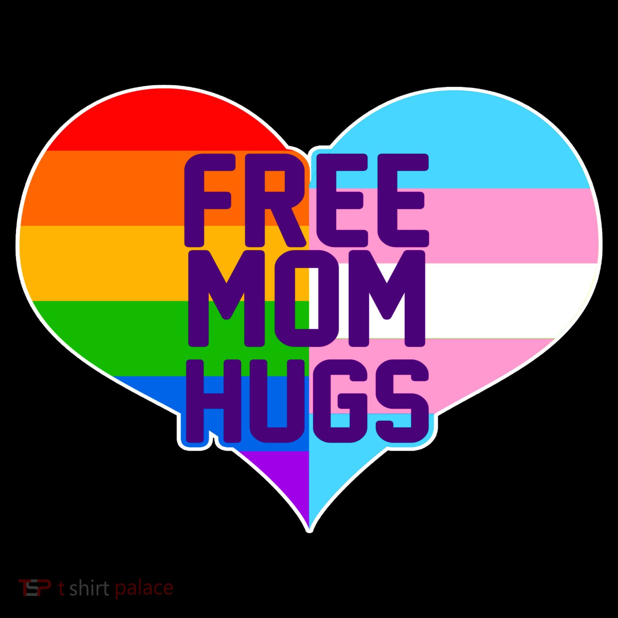 Free Mom Hugs LGBT Support Coffee Mug
