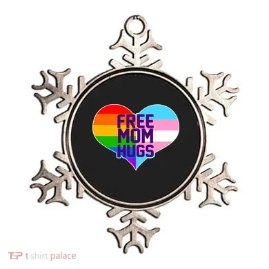 Free Mom Hugs LGBT Support Ornament
