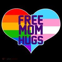 Free Mom Hugs LGBT Support Ornament thumb 1