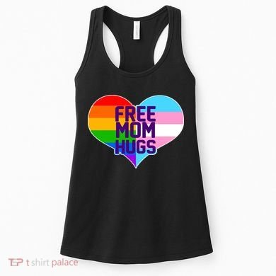 Free Mom Hugs LGBT Support Women's Tank Top
