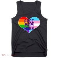 Free Mom Hugs LGBT Support Tank Top thumb 0