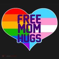 Free Mom Hugs LGBT Support Tank Top thumb 6