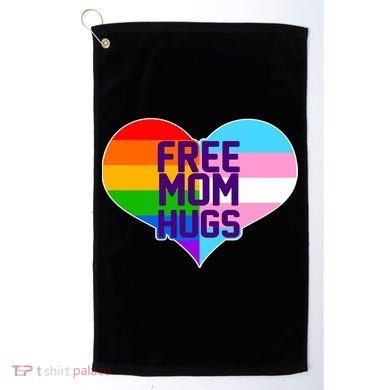 Free Mom Hugs LGBT Support Golf Towel
