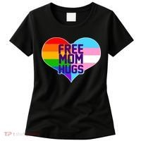 Free Mom Hugs LGBT Support Women's T-Shirt thumb 0