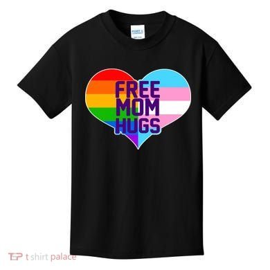 Free Mom Hugs LGBT Support Kids T-Shirt