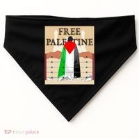 Free Palestine USA-Made Doggie Bandana thumb 0