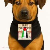 Free Palestine USA-Made Doggie Bandana thumb 1