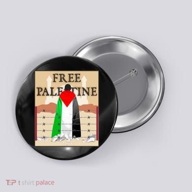 Free Palestine Button