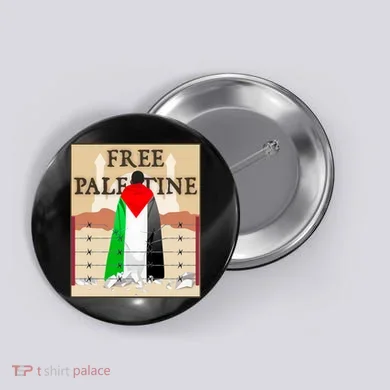 Free Palestine Button