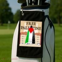 Free Palestine Golf Towel thumb 2
