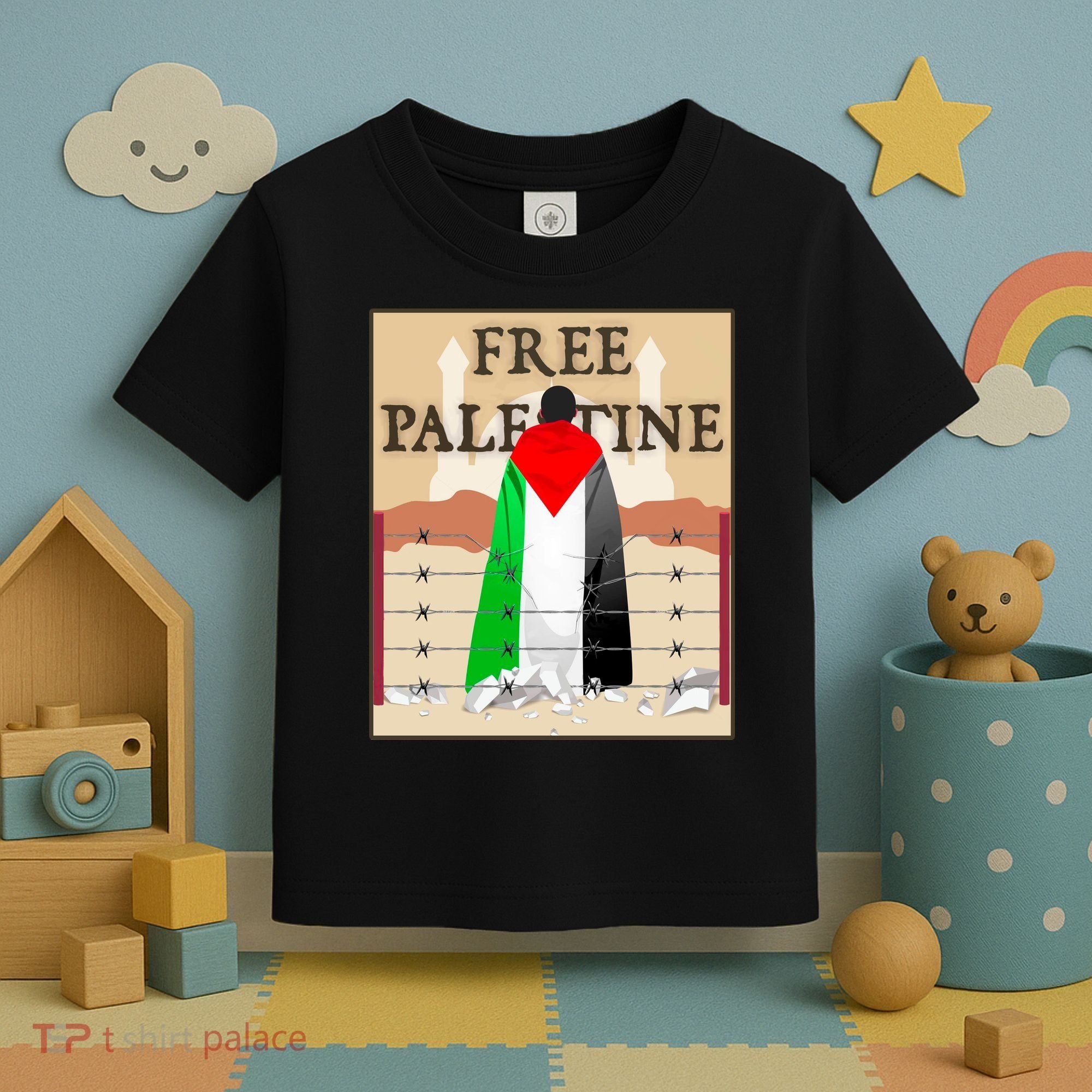 Free Palestine Toddler T-Shirt