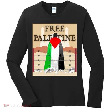 Free Palestine Women's Long Sleeve Shirt
