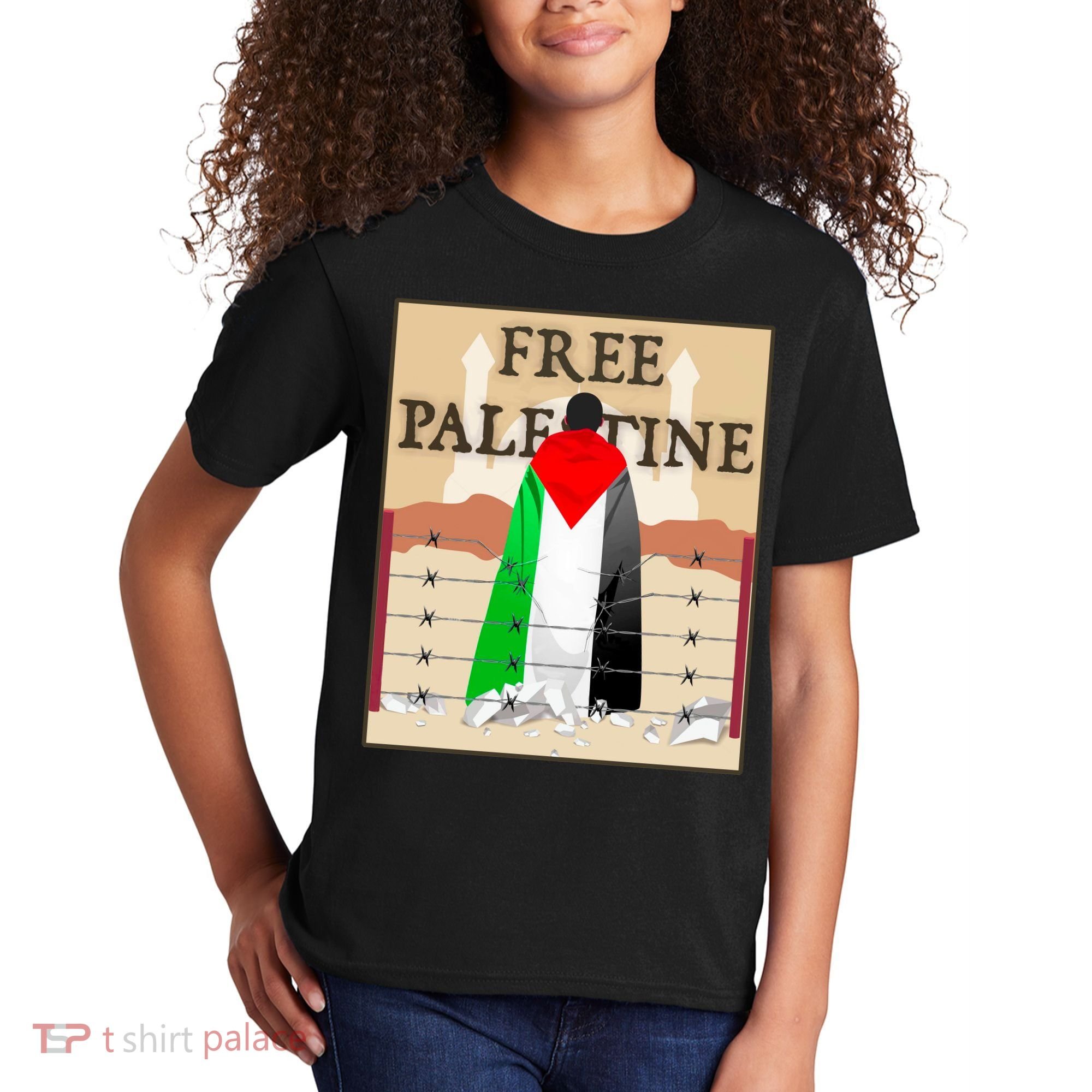 Free Palestine Kids T-Shirt